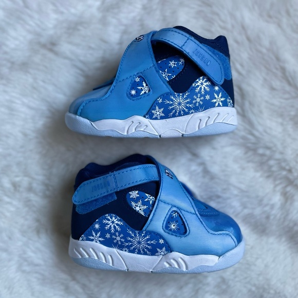 Nike Jordan 8 Retro Toddler Shoes - Picture 3 of 7